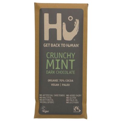 Hu Crunchy Mint Dark Chocolate Bar 60g