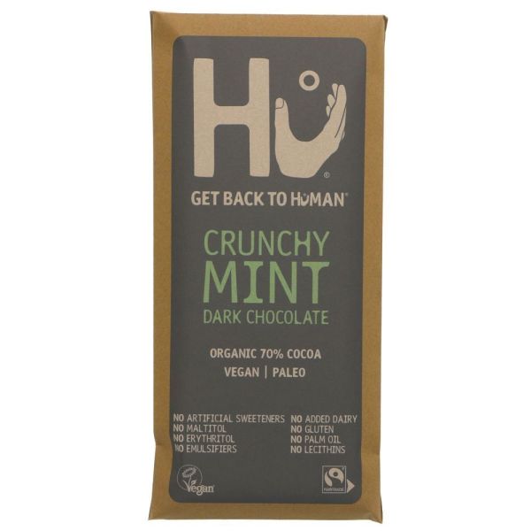 Hu Crunchy Mint Dark Chocolate Bar 60g