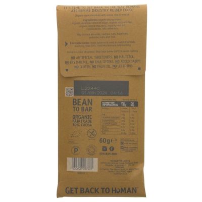 Hu Crunchy Mint Dark Chocolate Bar 60g