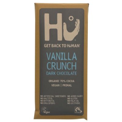 Hu Vanilla Crunch Dark Chocolate Bar 60g