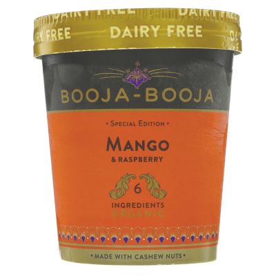 Booja Booja Mango & Raspberry Ice Cream 465ml