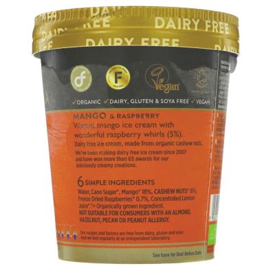 Booja Booja Mango & Raspberry Ice Cream 465ml