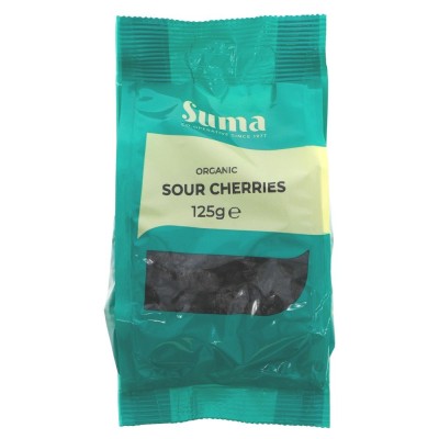 Buy Suma Wholefoods Organic Sour Cherries 125g Fruit - Dried Online − UK Supplier