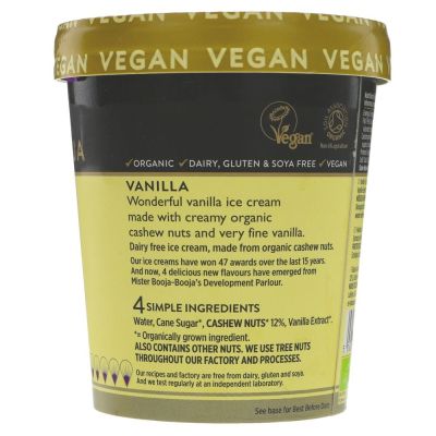 Booja Booja Vanilla Ice Cream 465ml