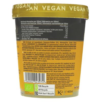 Booja Booja Caramel Pecan Ice Cream 465ml