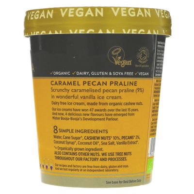 Booja Booja Caramel Pecan Ice Cream 465ml
