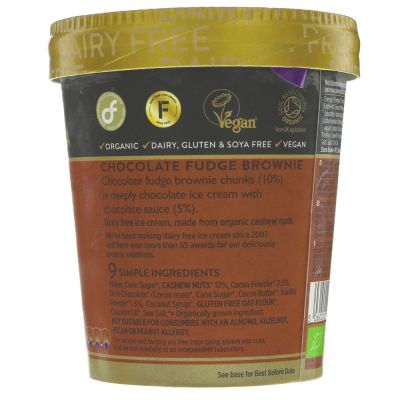 Booja Booja Chocolate Fudge Brownie Ice Cream 465ml