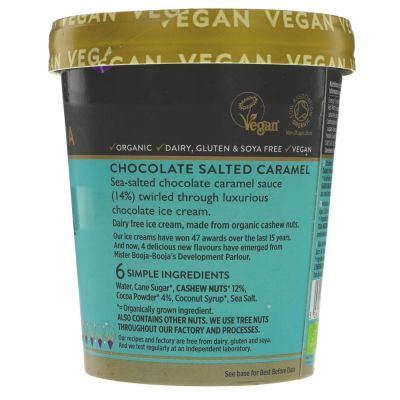 Booja Booja Chocolate Salted Caramel Ice Cream 465ml