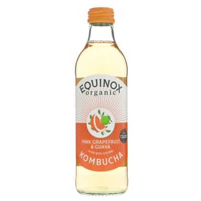 Equinox Organic Kombucha Grapefruit & Guava 275ml