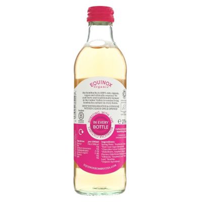 Equinox Organic Kombucha Raspberry & Elderflower 275ml