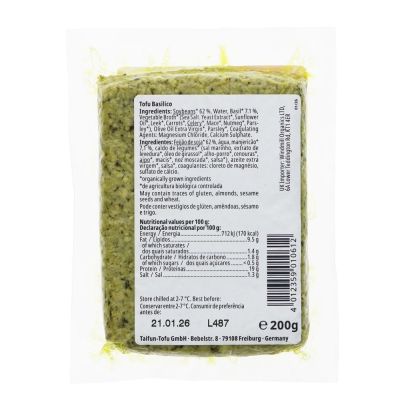 Taifun Organic Basil Tofu 200g