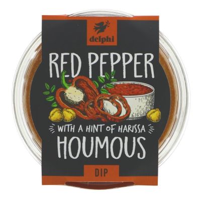 Delphi Fresh Chargrilled Red Pepper Houmous 170g