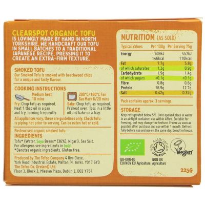 Clear Spot Organic Smoky Tofu 225g