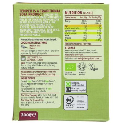 Clear Spot Organic Tempeh 200g