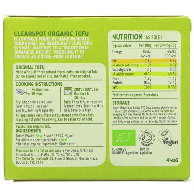 Clear Spot Organic Tofu 450g