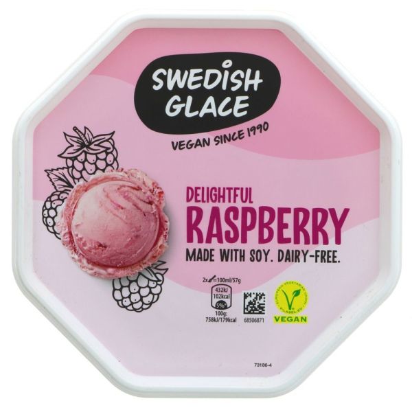 Swedish Glace Raspberry Non Dairy Dessert 750ml