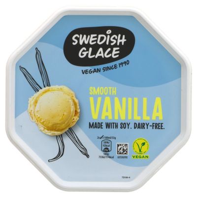 Swedish Glace Smooth Vanilla Non Dairy Dessert 750ml
