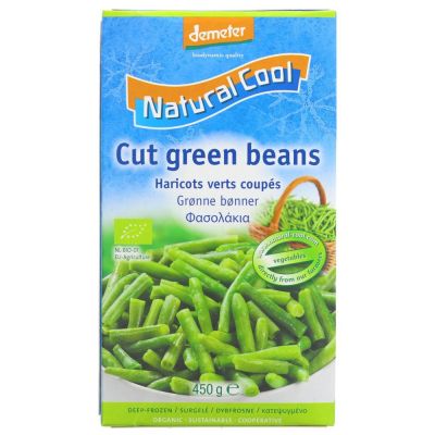 Natural Cool Organic Cut Green Beans - Demeter 450g