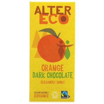 AlterEco Organic Orange Dark Chocolate 100g
