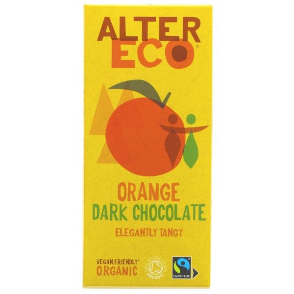 AlterEco Organic Orange Dark Chocolate 100g