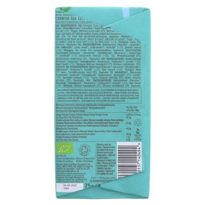 Seed & Bean Organic Cornish Sea Salt & Tangy Lime 85g