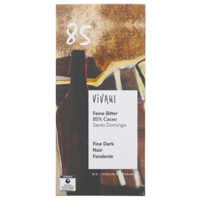 Vivani Organic Dark Chocolate 85% Cocoa 80g