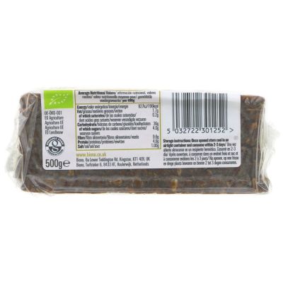 Biona Organic Pumpernickel Bread 500g