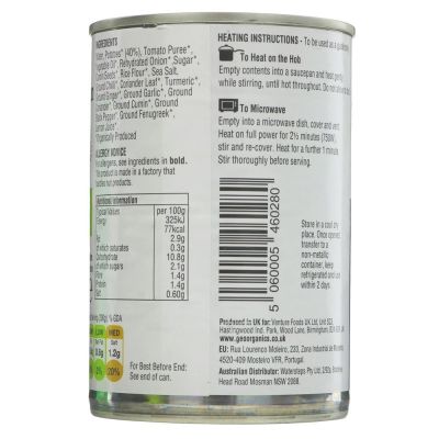 Geo Organics Bombay Potatoes 400g