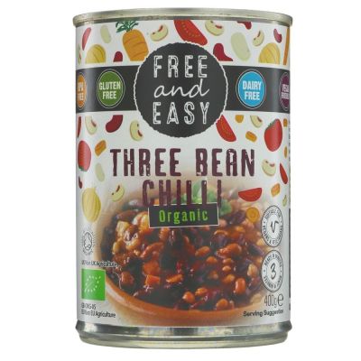 Free & Easy 3 Bean Chilli 400g