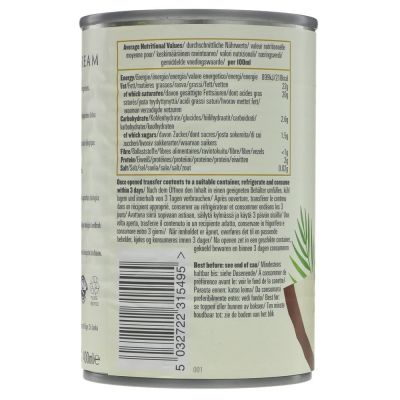 Biona Organic Coconut Cream 400ml