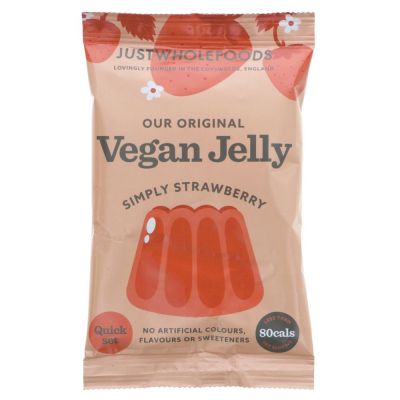 Just Wholefoods Strawberry Jelly Crystal 85g