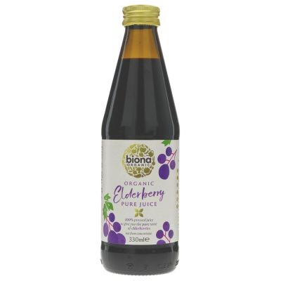 Biona Organic Elderberry Pure Juice 330ml