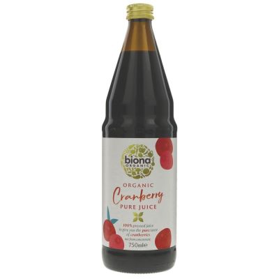 Biona Organic Cranberry Pure Juice 750ml
