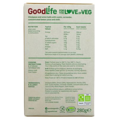 Goodlife Foods Falafel 14s 280g