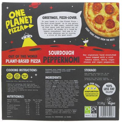 One Planet Peppernomi Pizza 311g