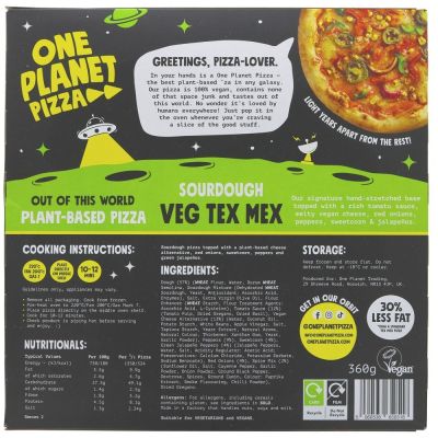 One Planet Pizza Tex Mex 361g