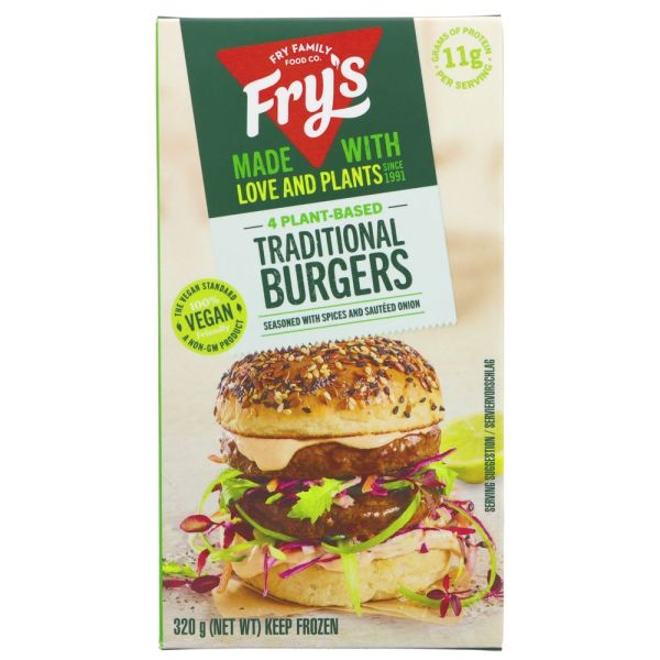 Frys Traditional Burgers 320g