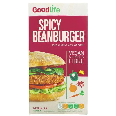 Goodlife Spicy Bean Burger 454g