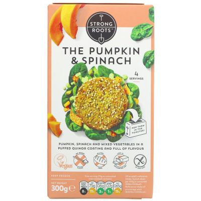 Strong Roots Pumpkin & Spinach Burgers 300g