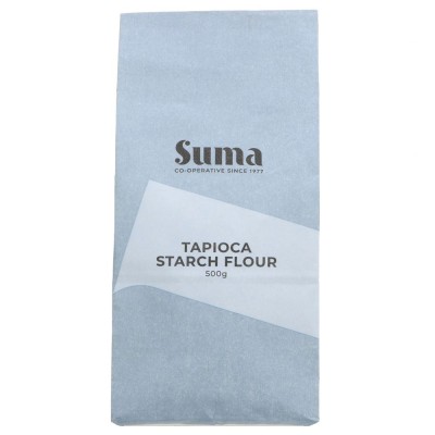 Buy Suma Wholefoods Tapioca Starch (flour) 500g Flours & Bread Mixes Online − UK Supplier