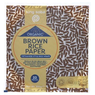 King Soba Brown Rice Paper 200g