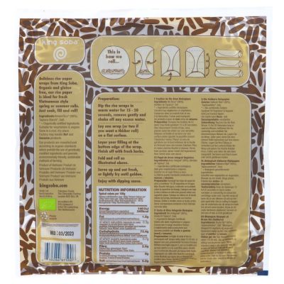 King Soba Brown Rice Paper 200g