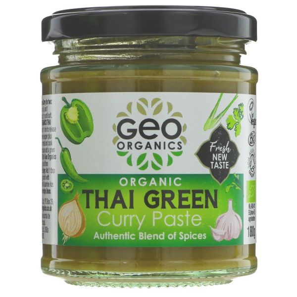 Geo Organics Thai Green Curry Paste 180g