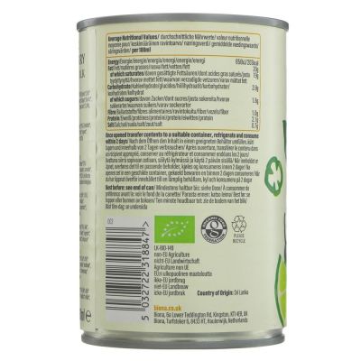 Biona Organic Green Curry Coconut Milk 400ml