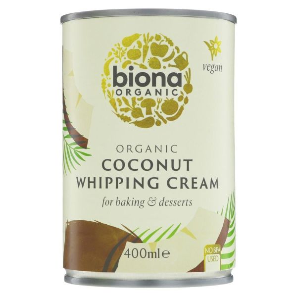 Biona Organic Coconut Whipping Cream 400ml