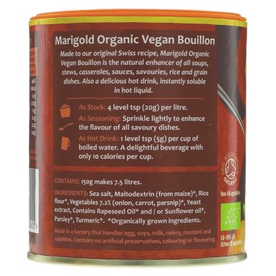 Marigold Organic Bouillon 150g