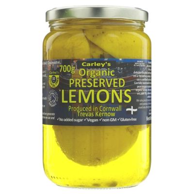 Carleys Organic Preserved Lemons (Jar) 700g