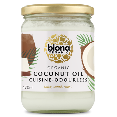 Biona Organic Odourless Coconut Oil 470ml