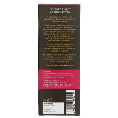 Buy Zaytoun Medjoul Dates - Palestinian Fruit - Dried Online − UK Supplier