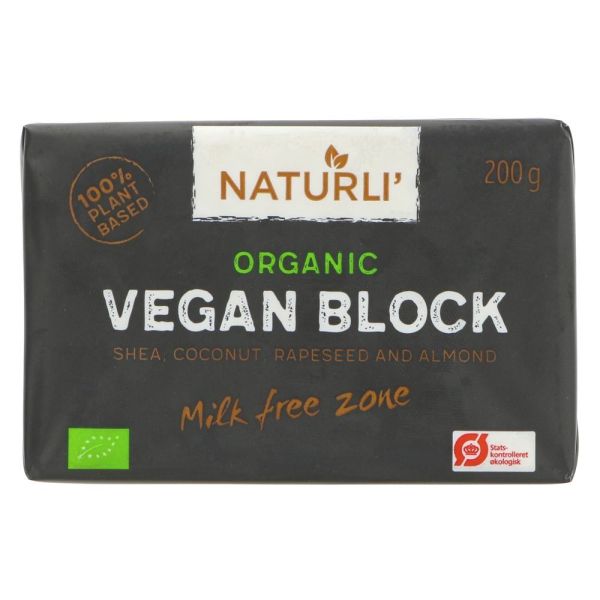 Naturli Organic Vegan Block Butter 200g